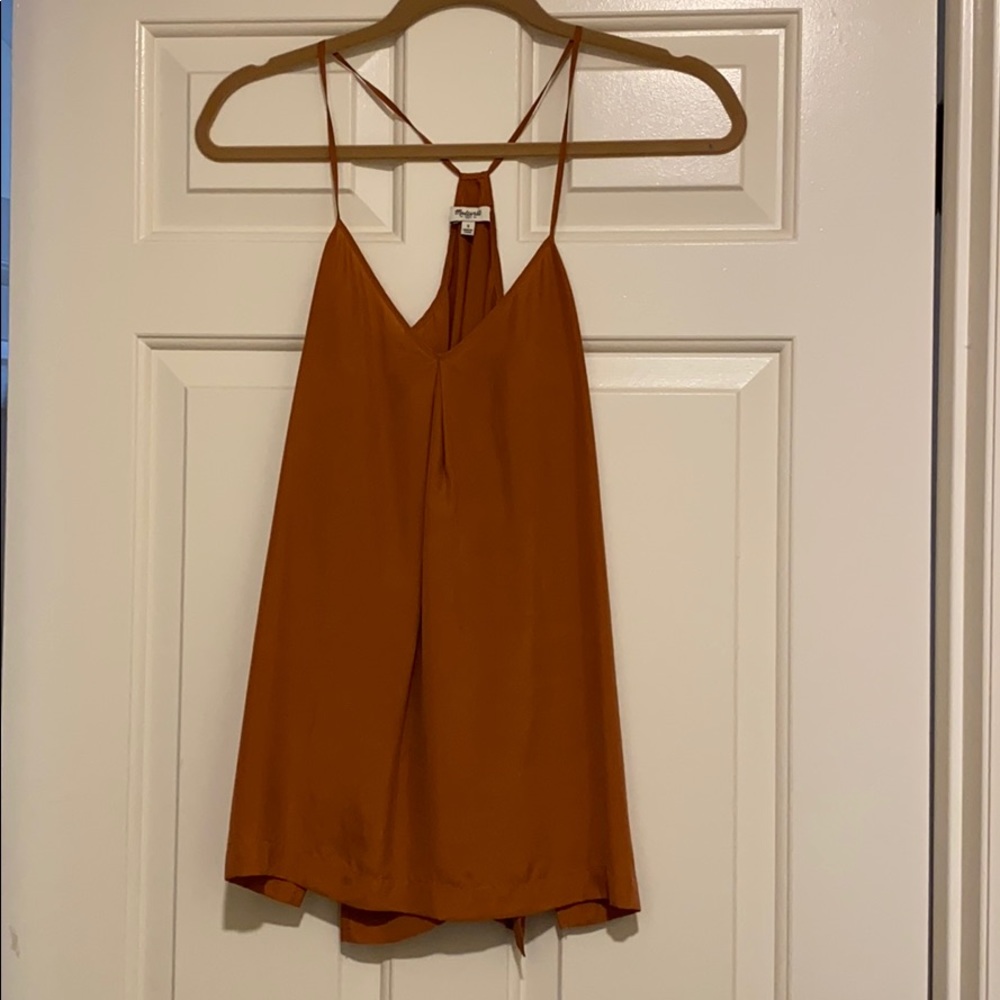 Madewell silk tank top